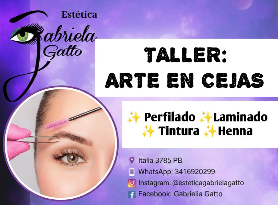 curso de arte en cejas en Rosario