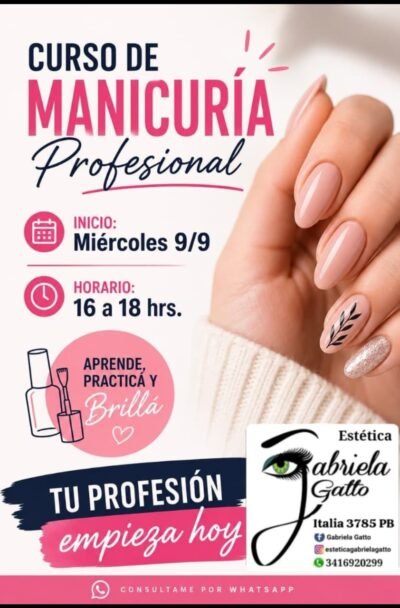 Curso Manicuría Profesional